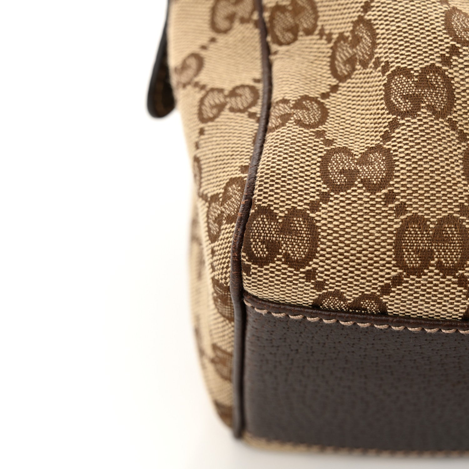 Gucci Monogram Small Charmy Boston Dark Brown 12 of 15