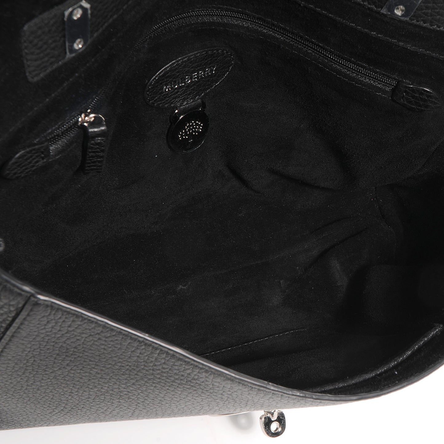 Soft Grain Leather Lily Flap Black