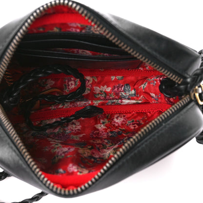 Gucci Calfskin Trapuntata Web Mini GG Shoulder Bag Black 5 of 10