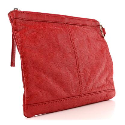 Balenciaga Agneau Arena Classic Hardware Small Clip Rouge Coquelicot 3 of 12
