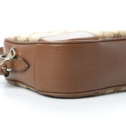 Gucci Monogram Mini Bree Messenger Bag Beige Tabacco 9 of 10