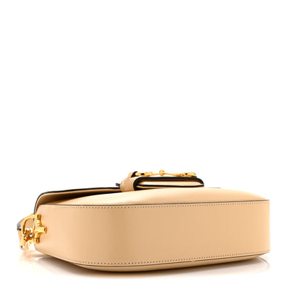 Gucci Azalea Calfskin Web Mini Horsebit 1955 Shoulder Bag Bubble Tea 4 of 11