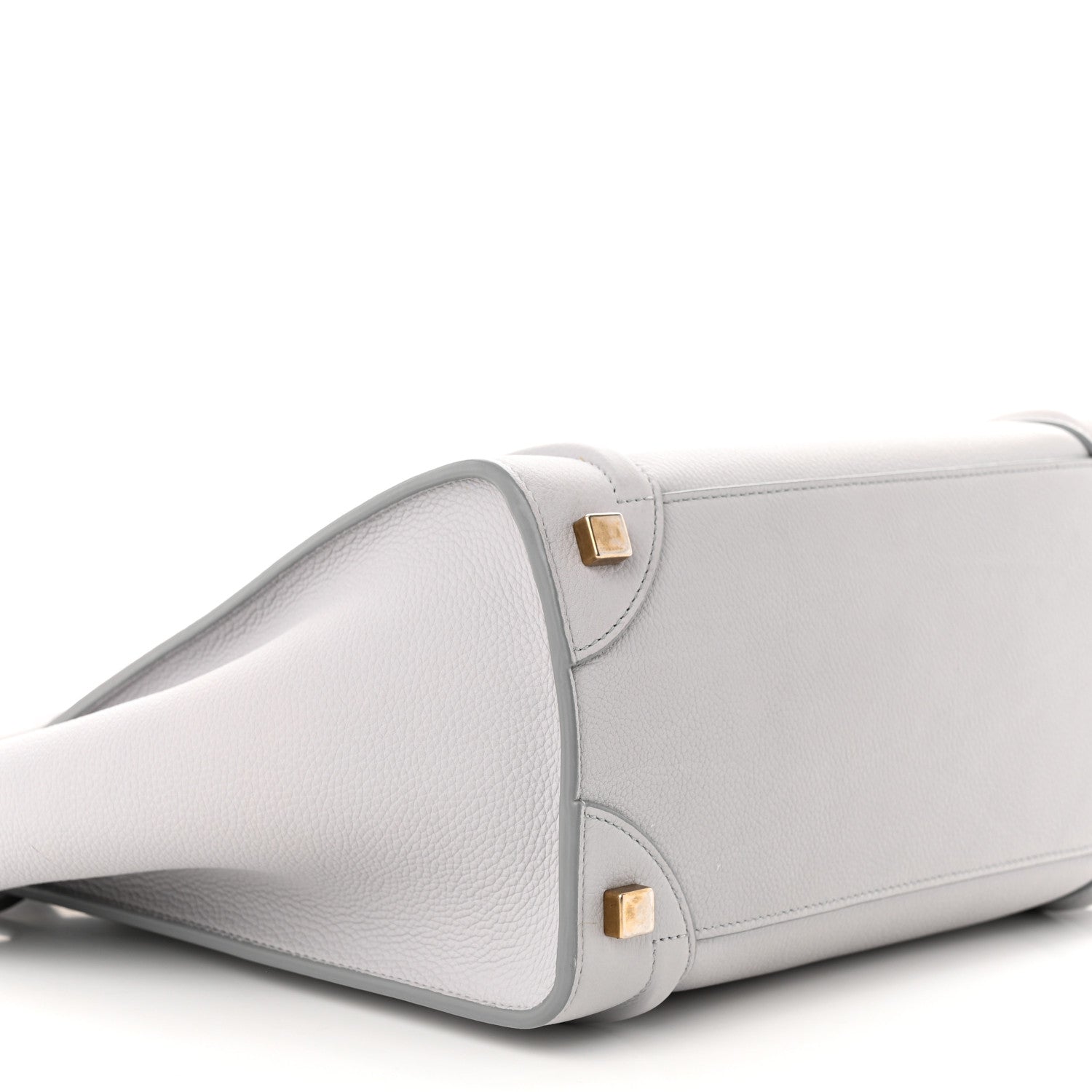 Celine Baby Drummed Calfskin Micro Luggage Sky 9 of 11