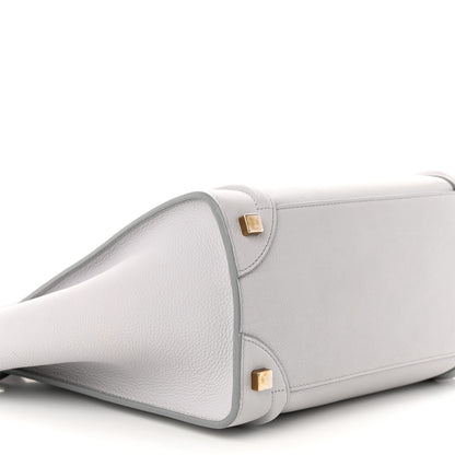 Celine Baby Drummed Calfskin Micro Luggage Sky 9 of 11