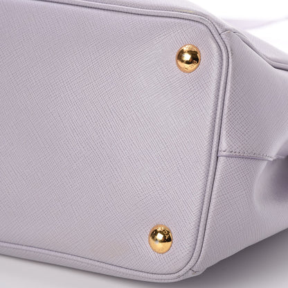 Prada Saffiano Small Galleria Double Zip Tote Glicine 15 of 15