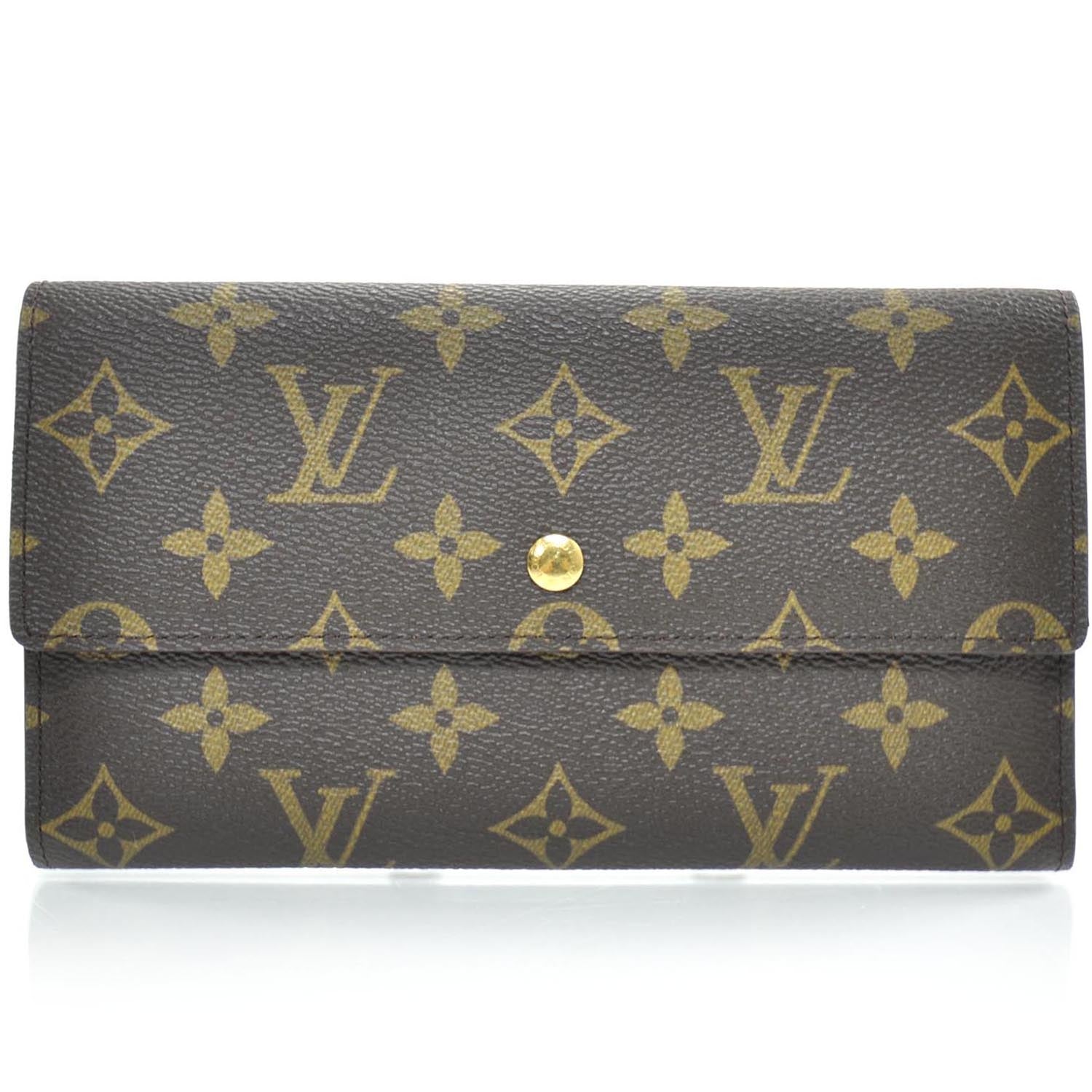 Louis Vuitton Monogram Checkbook Holder Wallet 1 of 8