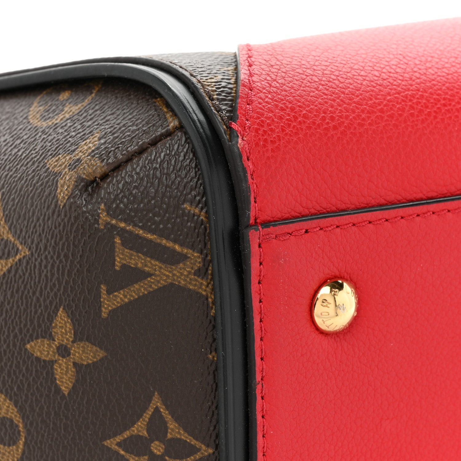 Louis Vuitton Calfskin Monogram Kimono Tote Cherry 17 of 19