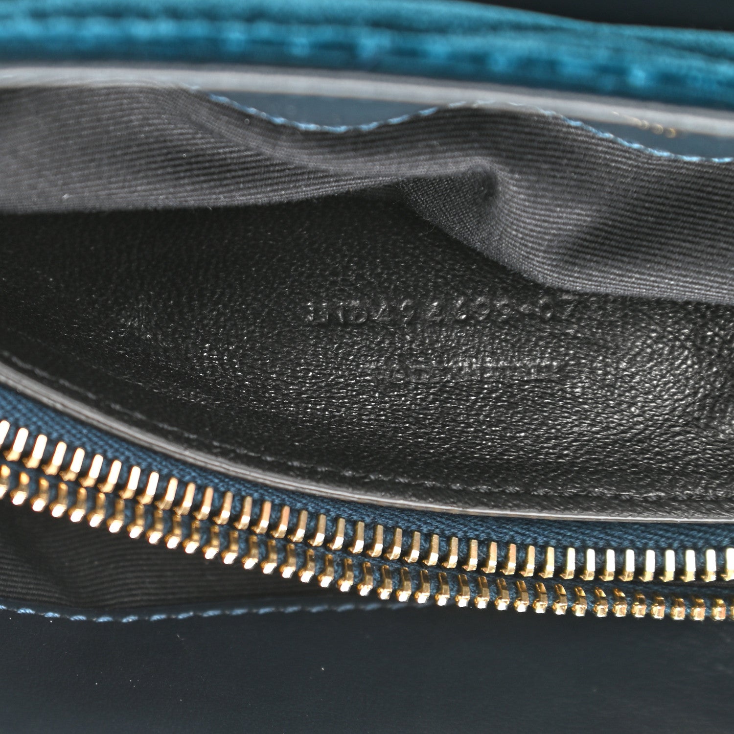 Saint Laurent Velvet Y Quilted Monogram Small Loulou Chain Satchel Medium Blue 7 of 8
