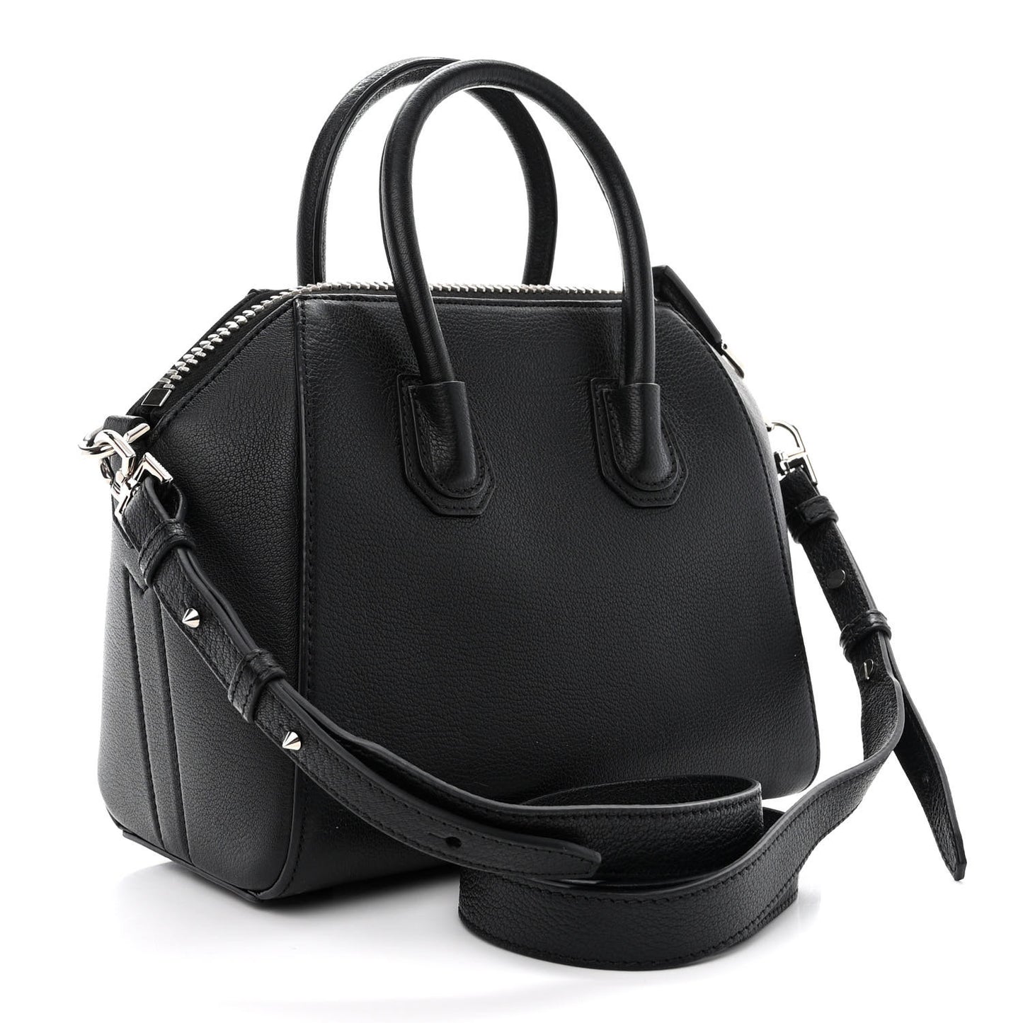 Sugar Goatskin Mini Antigona Black