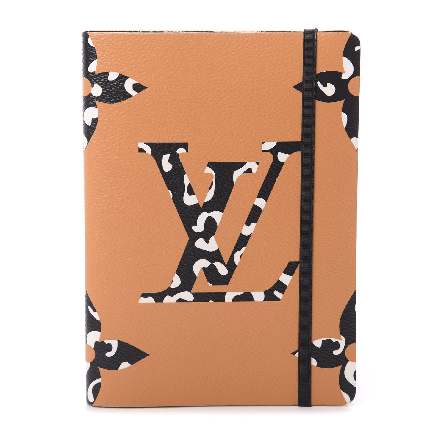 Monogram Giant Jungle Clemence Notebook MM Caramel