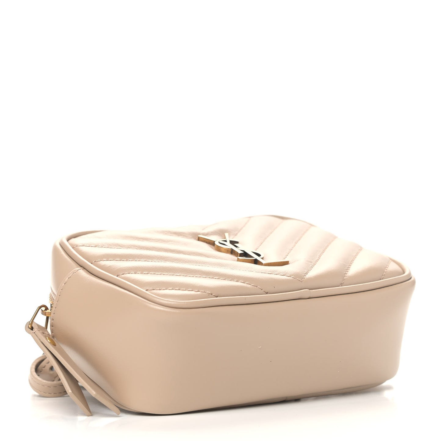 Calfskin Matelasse Monogram Lou Belt Bag Light Natural