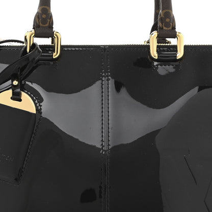 Louis Vuitton Patent Calfskin Miroir Tote Black 8 of 11