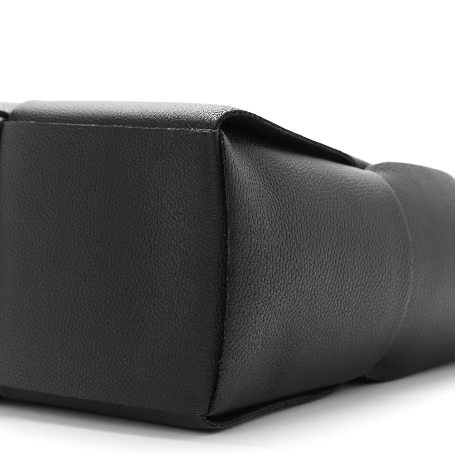 Bottega Veneta Grained Calfskin Maxi Intrecciato Arco Tote Black 11 of 11