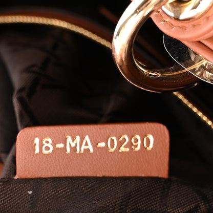 Christian Dior Calfskin Cannage Small My ABCDior Lady Dior Tan 7 of 10