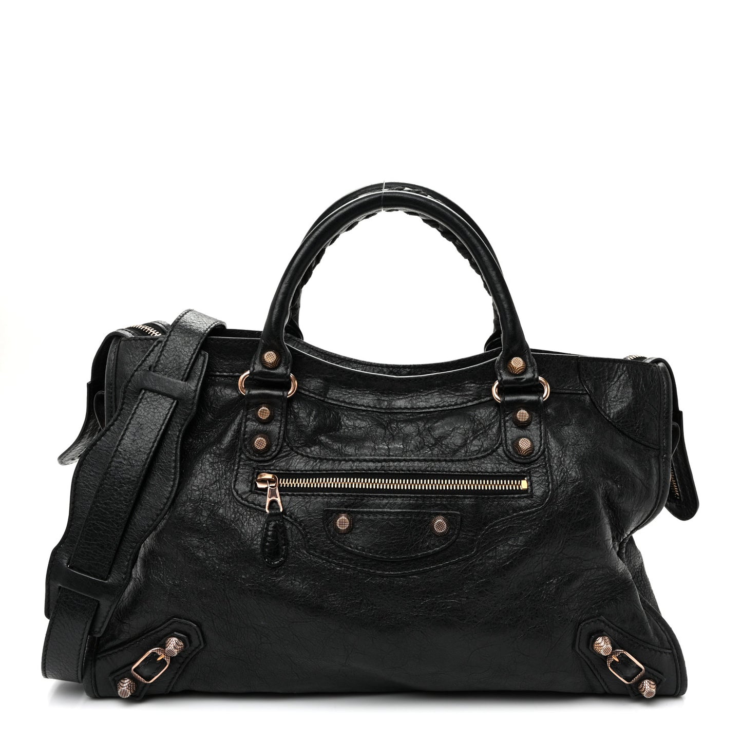 Agneau Giant 12 Gold Hardware City Black