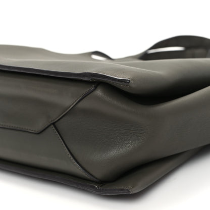 Celine Supple Natural Calfskin Medium Tri-Fold Bag Stone 9 of 10