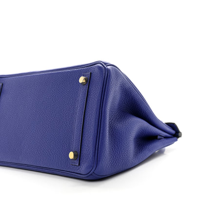 Hermes Togo Birkin 30 Bleu Electrique 10 of 10