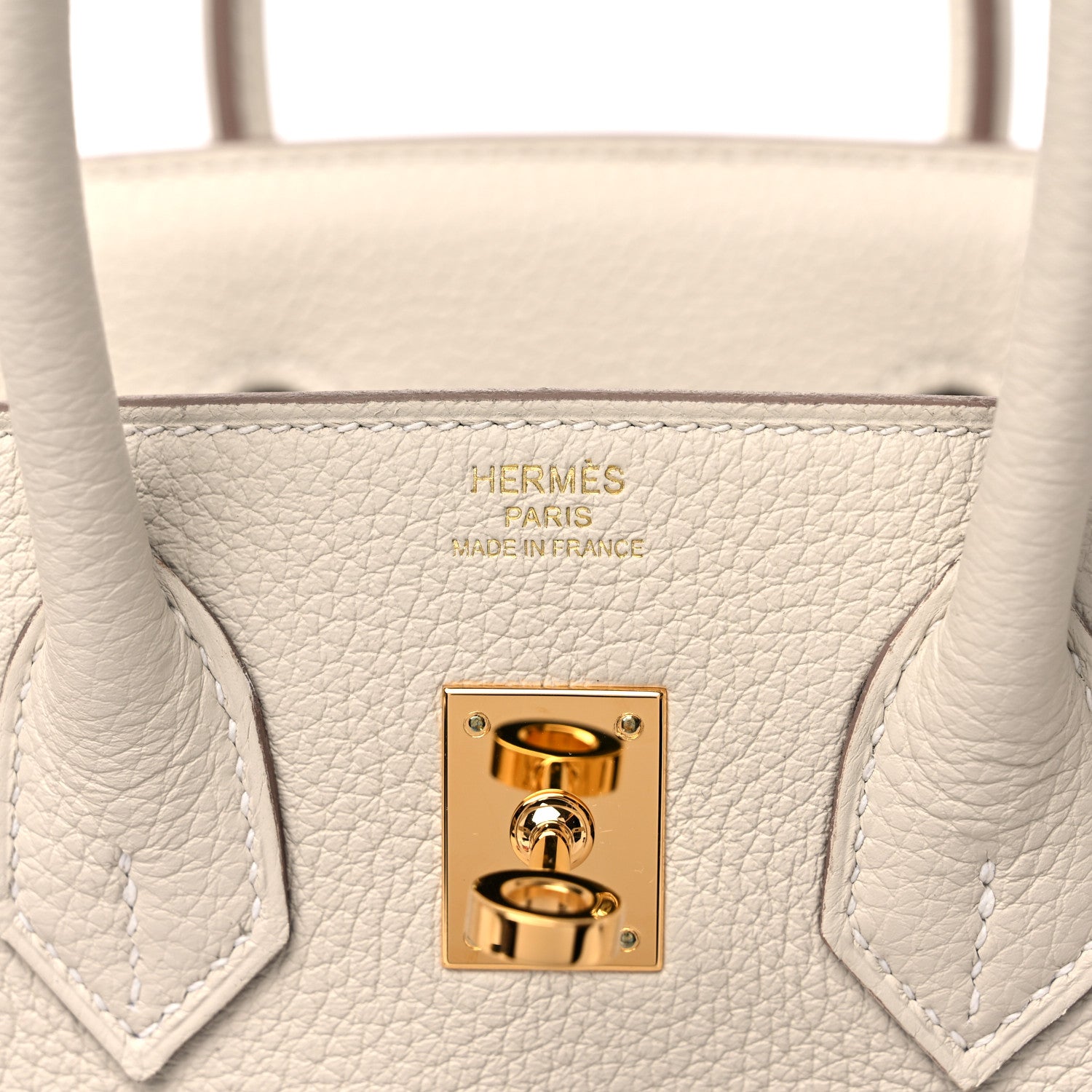 Hermes Togo Birkin 25 Craie 6 of 10