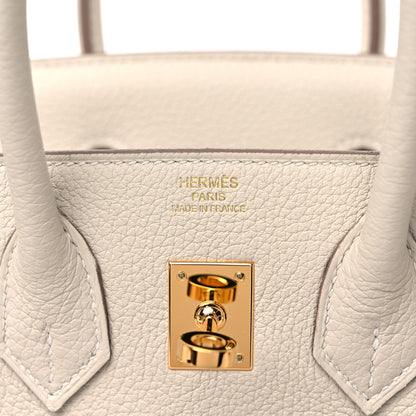 Hermes Togo Birkin 25 Craie 6 of 10