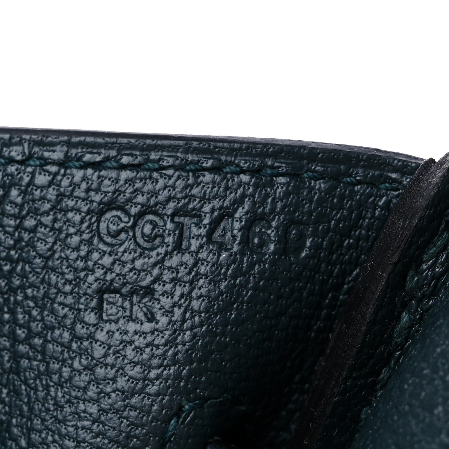 Hermes Togo Swift Officier Birkin 30 Bleu Nuit Vert Cypress 7 of 10
