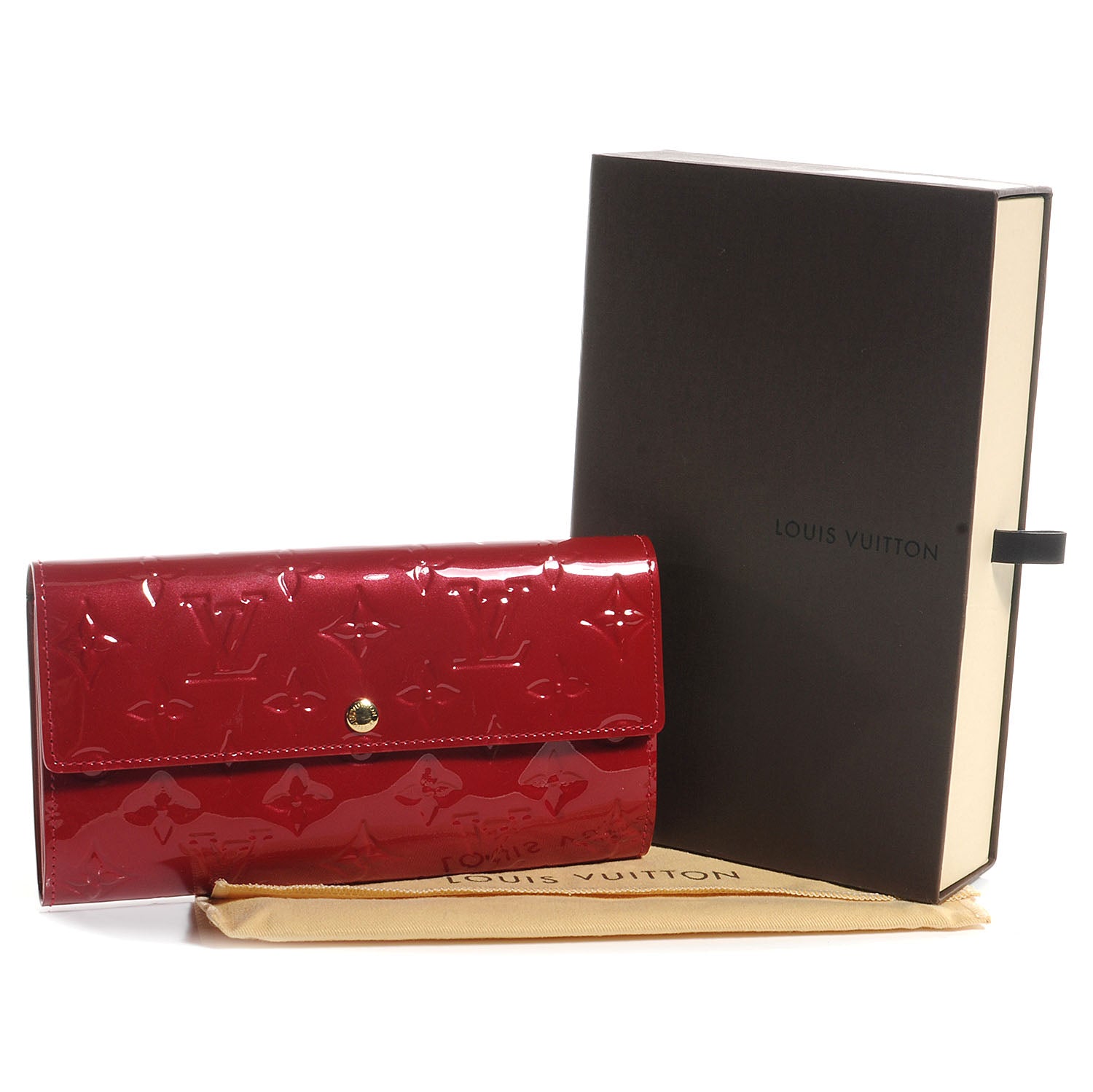 Louis Vuitton Vernis Sarah Wallet Pomme D'Amour 5 of 8