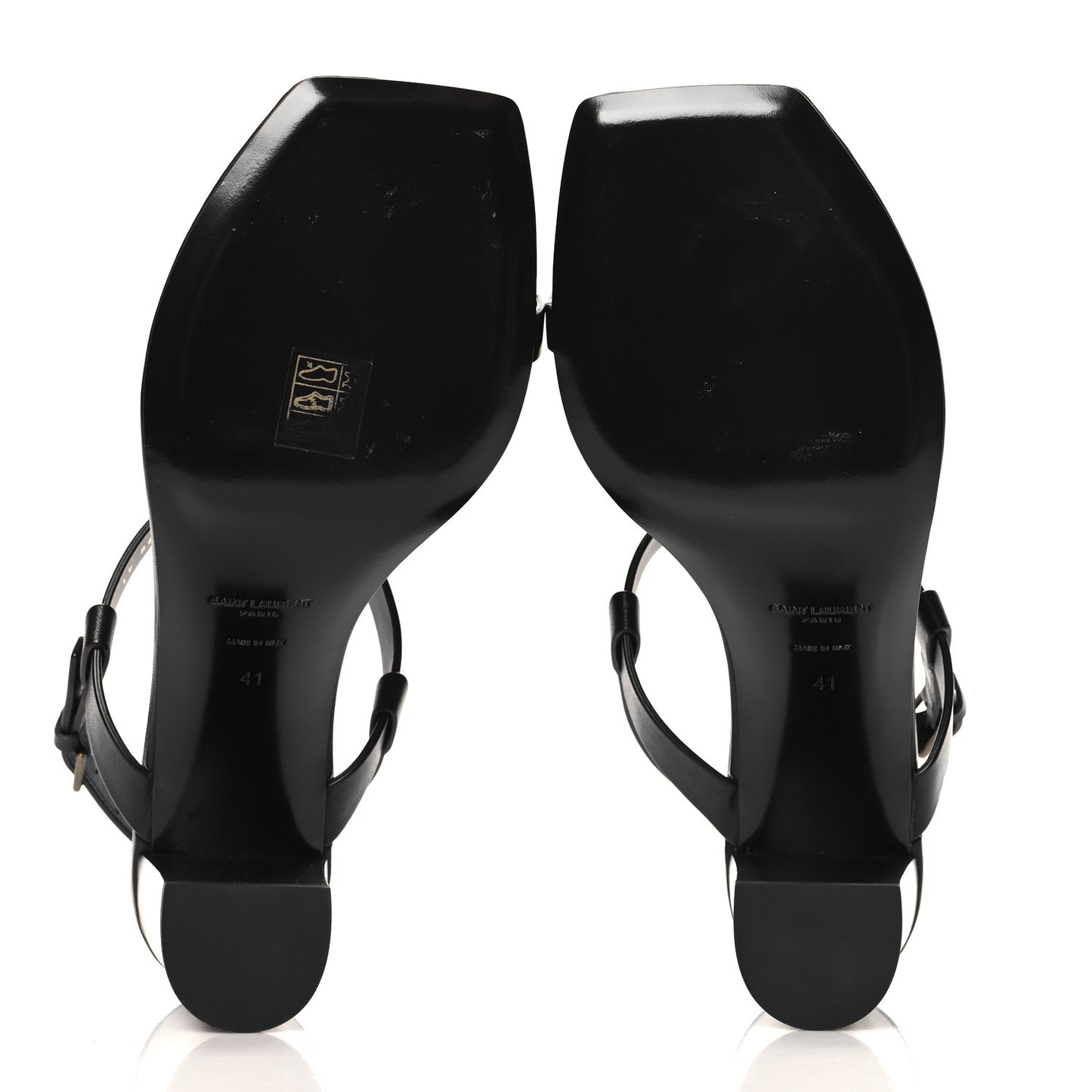 Calfskin Cassandra 75 Sandals 41 Black