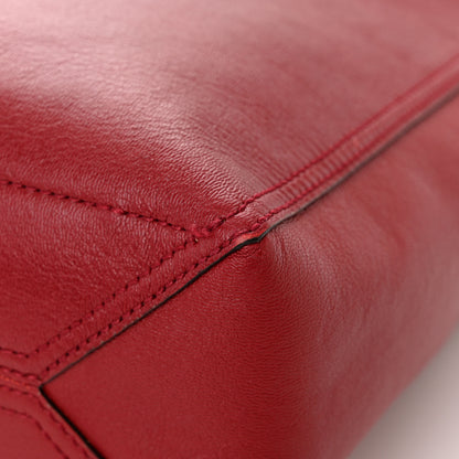 Gucci New Sakai Calfskin Lux Medium Dahlia Tote New Cherry Red 15 of 17