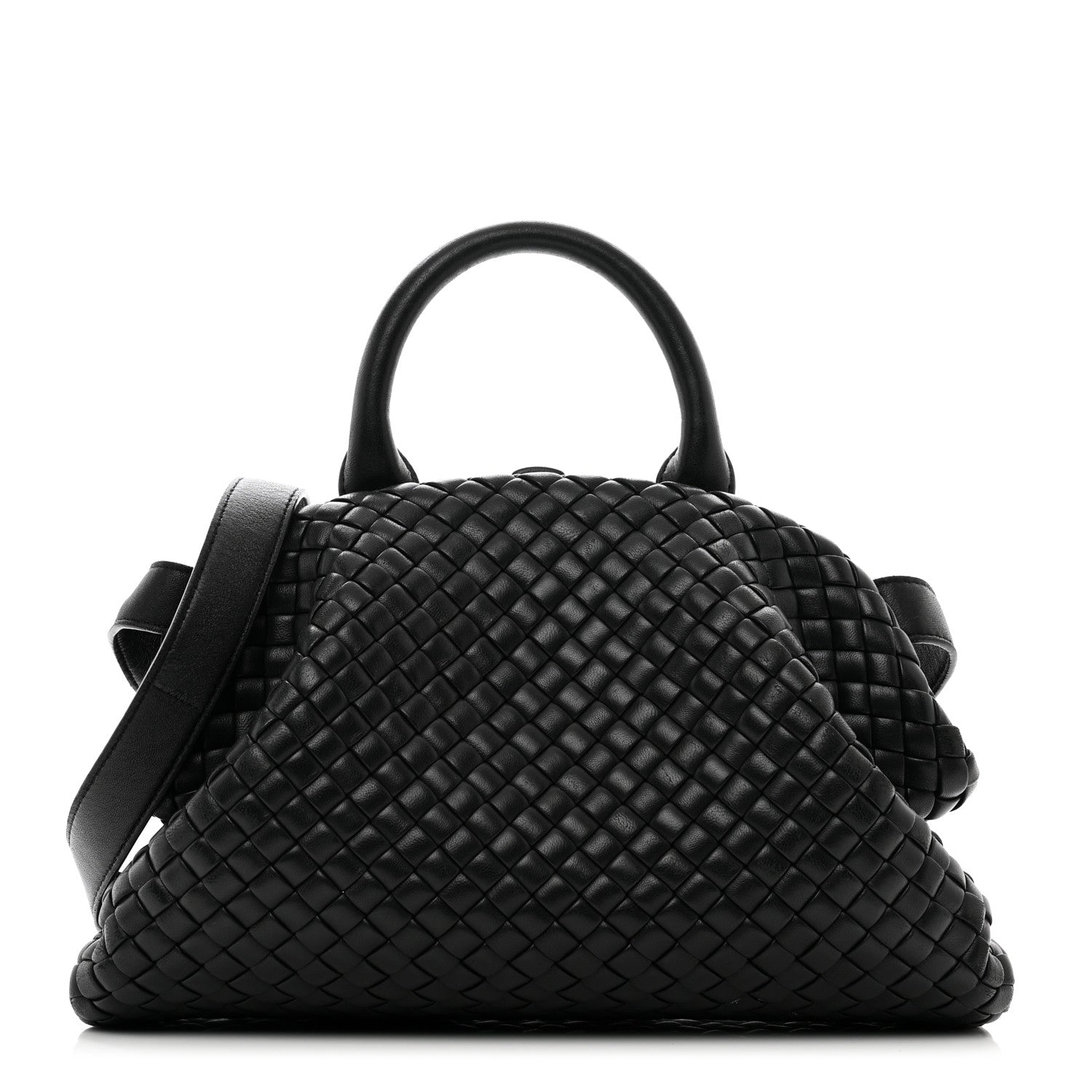 Bottega Veneta Nappa Intrecciato Small Padded The Handle Black 1 of 9