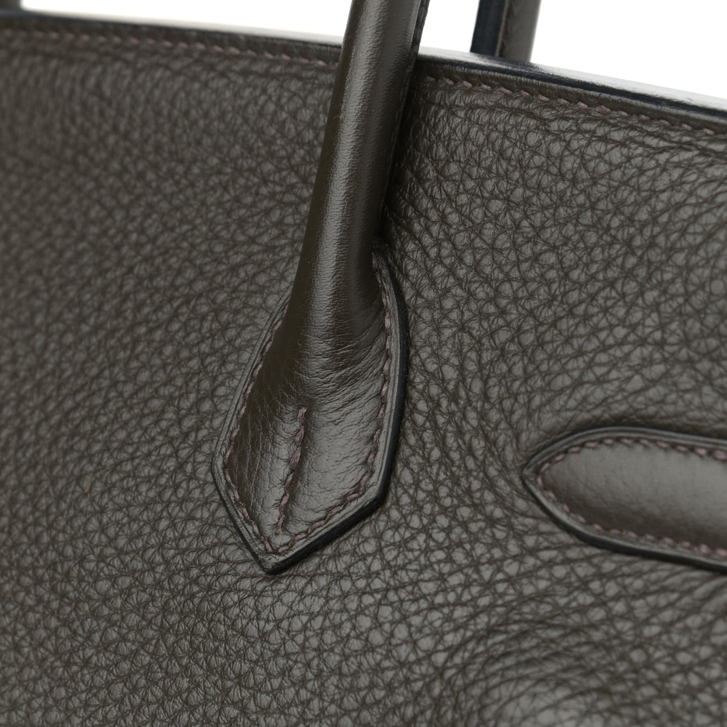 Taurillon Clemence Birkin 30 Vert Bronze