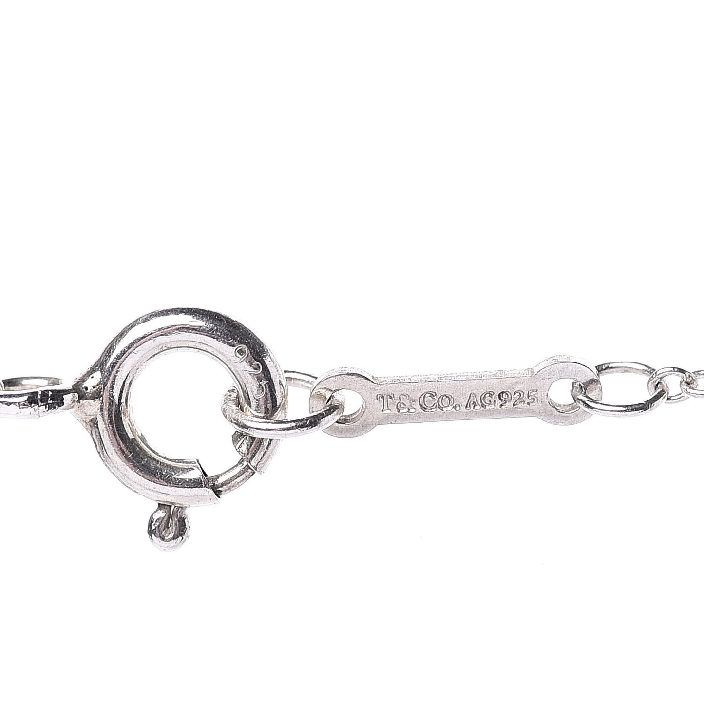 Sterling Silver Paloma Picasso Olive Leaf Heart Branch Pendant Necklace