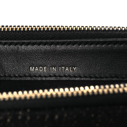 Chanel Canvas Small Deauville Clutch With Chain Navy 7 of 13