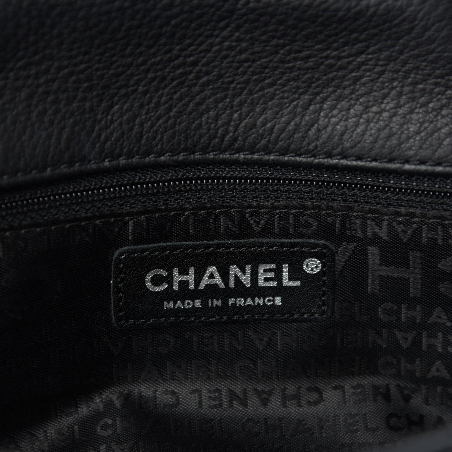 Chanel Deerskin Quilted East West Flap Black 8 of 10