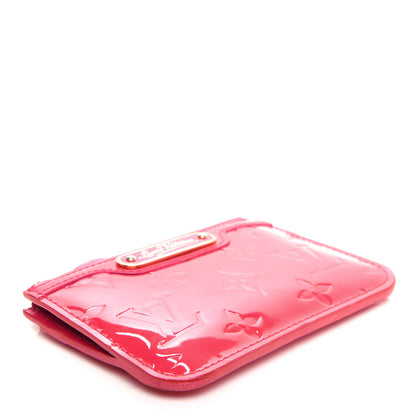 Louis Vuitton Vernis Key Pouch Rose Pop 4 of 5