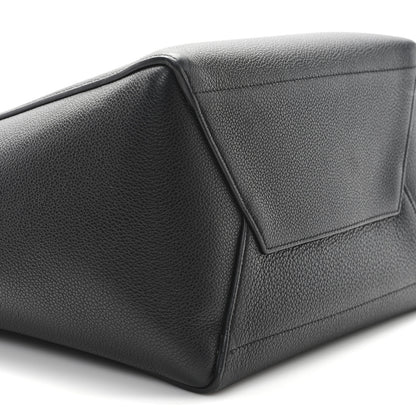 Celine Soft Grained Calfskin Sangle Bucket Bag Black 8 of 10