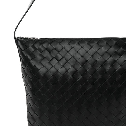 Bottega Veneta Calfskin Intrecciato Virgule Black 8 of 9