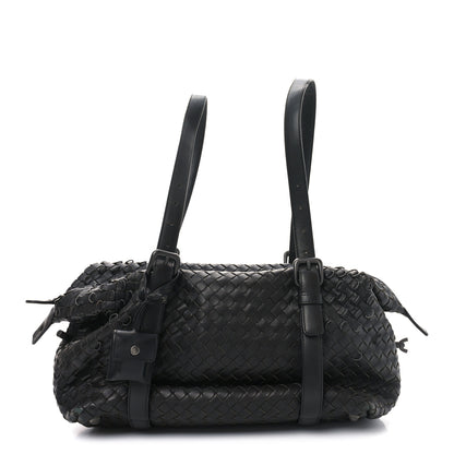 Bottega Veneta Nappa Intrecciato Montaigne Rings Bag Black 1 of 11