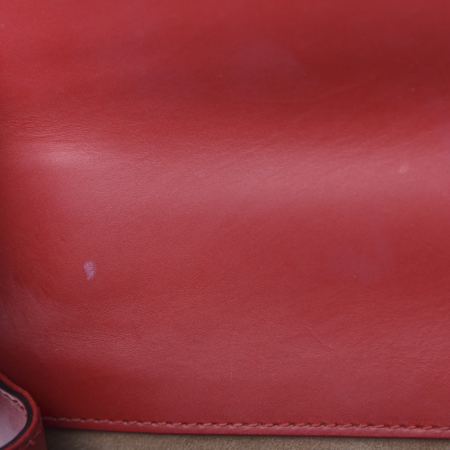 Gucci Calfskin Mini Sylvie Chain Shoulder Bag Hibiscus Red 13 of 14