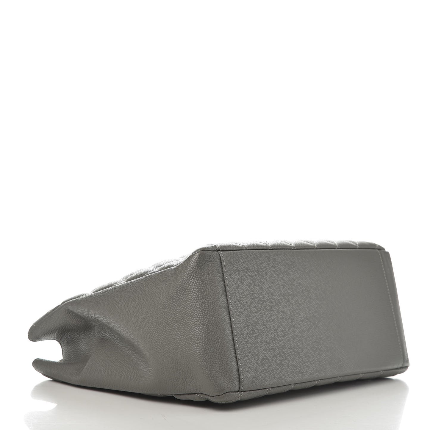Caviar Quilted Grand Shopping Tote GST Grey