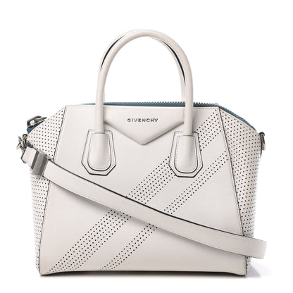 Givenchy Lambskin Perforated Small Antigona White 1 of 15