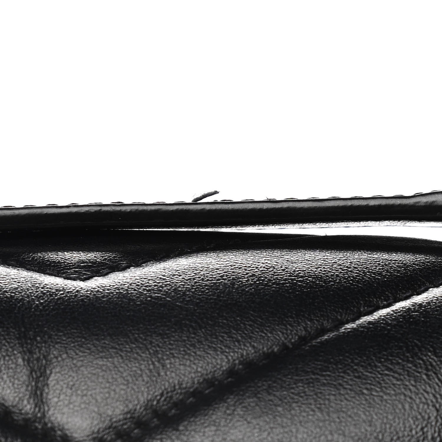 Saint Laurent Calfskin Y Quilted Monogram Small Loulou Chain Satchel Black 7 of 16