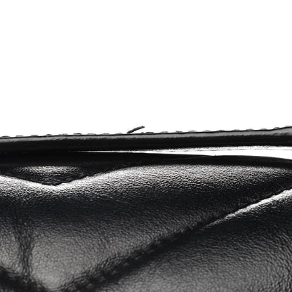 Saint Laurent Calfskin Y Quilted Monogram Small Loulou Chain Satchel Black 7 of 16