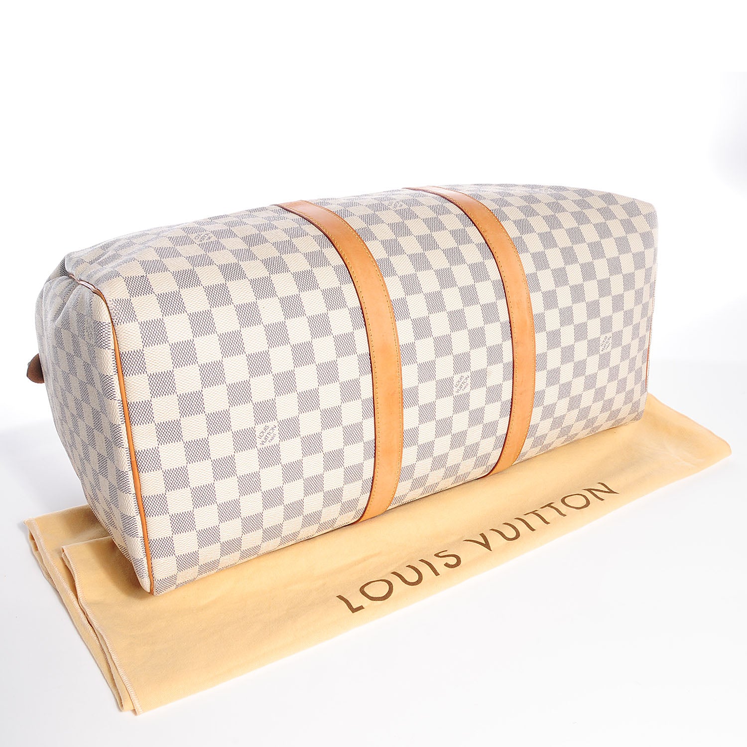 Louis Vuitton Damier Azur Keepall 50 4 of 7