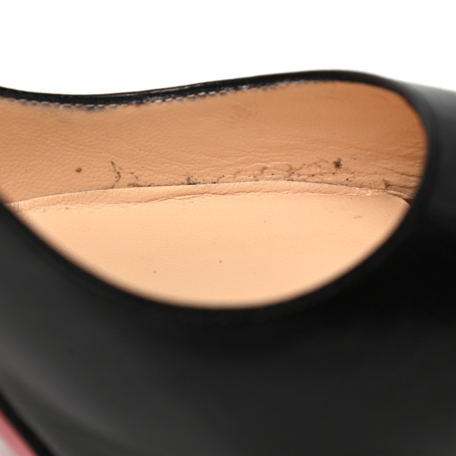 Christian Louboutin Kid Very Prive 120 Pumps 36.5 Black Red 9 of 11