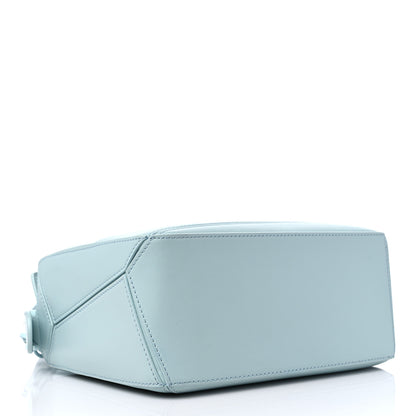 Loewe Satin Calfskin Small Puzzle Bag Aqua 4 of 8