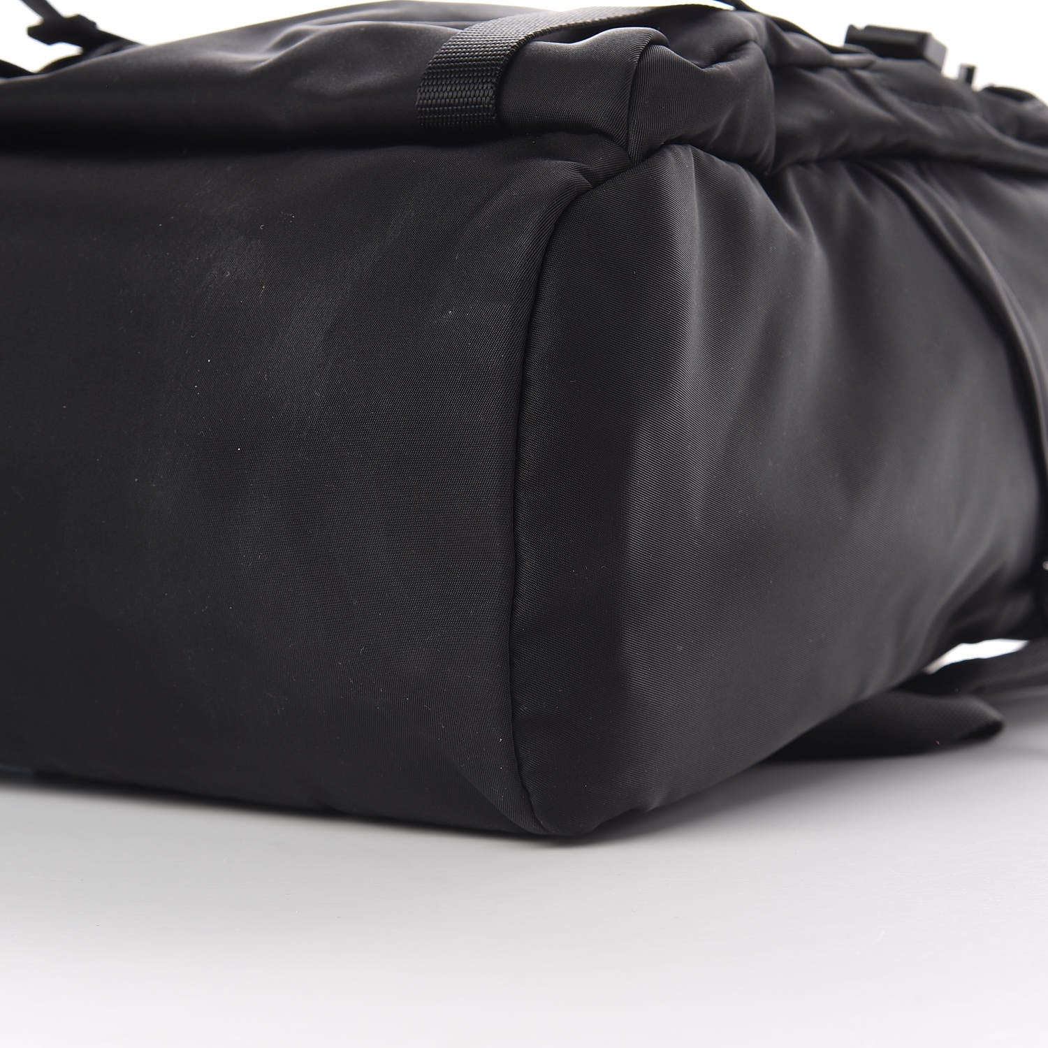 Prada Nylon Montagna Double Buckle Backpack Black 10 of 13