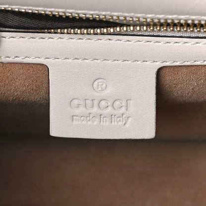 Gucci Calfskin Small Sylvie Shoulder Bag Off White 6 of 10