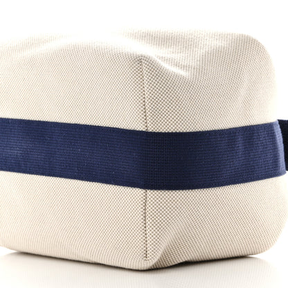 Hermes Canvas Large Bride-A-Brac Cabriole Case Gris Perle 11 of 12