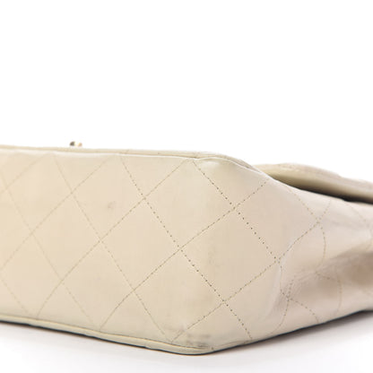 Chanel Lambskin Quilted Jumbo Single Flap Ivory 7 of 12