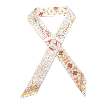 Louis Vuitton Silk Jeu De Voyage BB Bandeau Beige 1 of 3