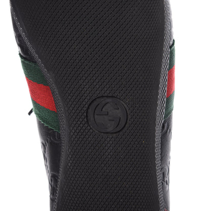 Gucci Guccissima Womens Web Sneakers 37.5 Black 6 of 10